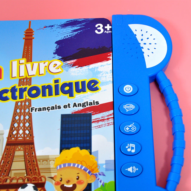 Livre Parlant éducatif pour apprentissage du Français et de l'anglais - Jouets d'éveil pour enfant